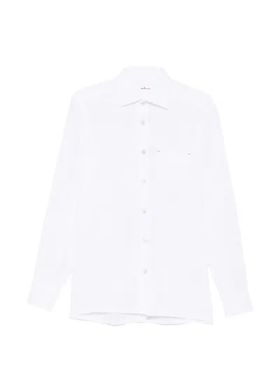 Kiton Chest-pocket Shirt In White
