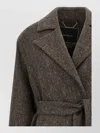 Kiton Chevron Wool Coat