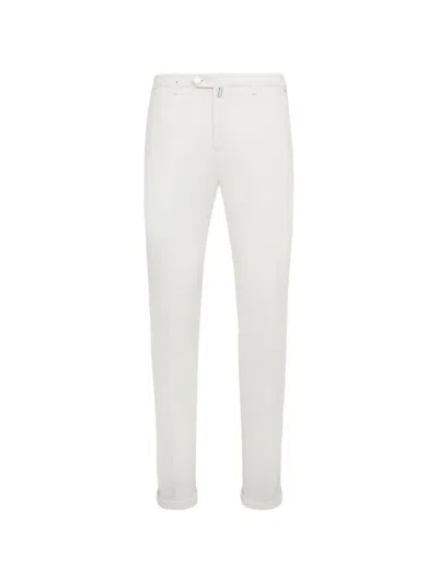 Kiton Chino Mit Schmalem Schnitt In White