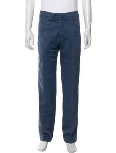 Pre-owned Kiton Chinos In Blue