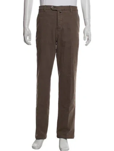 Pre-owned Kiton Chinos In Brown