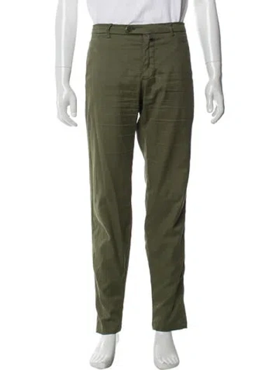 Pre-owned Kiton Chinos In Green