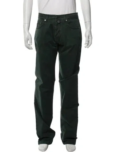 Pre-owned Kiton Chinos In Green