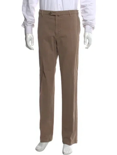 Pre-owned Kiton Chinos In Neutral