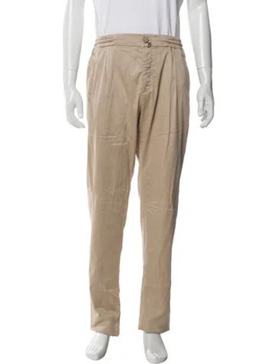 Pre-owned Kiton Chinos In Neutral