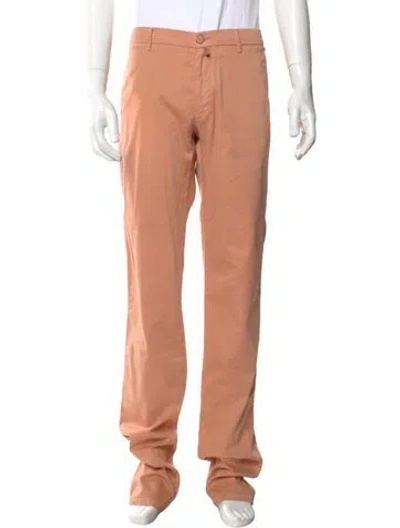 Pre-owned Kiton Chinos In Orange