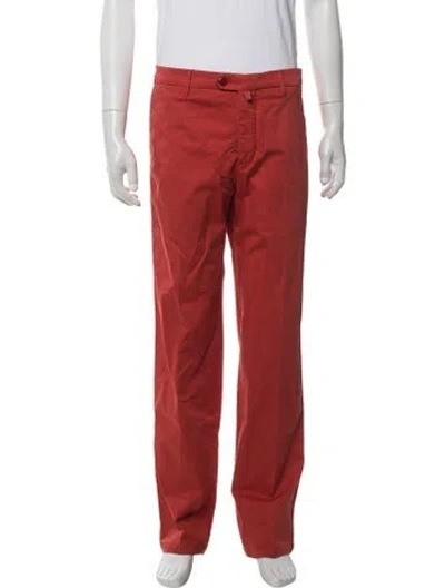 Pre-owned Kiton Chinos In Orange