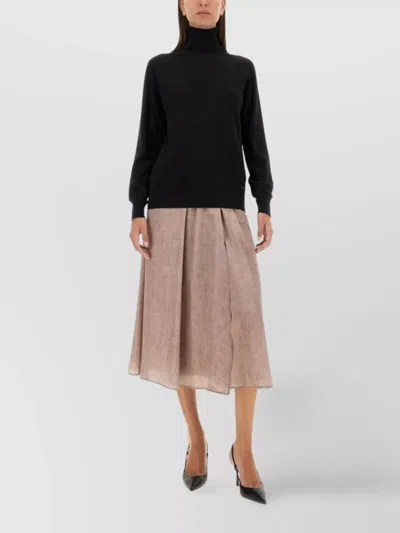 Kiton Chunky Turtleneck Knitwear Ribbed Finish