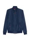 Kiton `cima` Jacket In Blue
