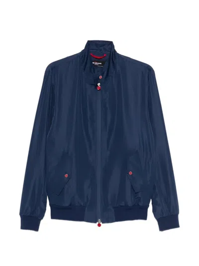 Kiton `cima` Jacket In Blue