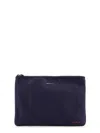 Kiton Ciro Paone Nylon Clutch With Metal Logo