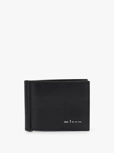 Kiton Ciro Paone Card Holder In Black