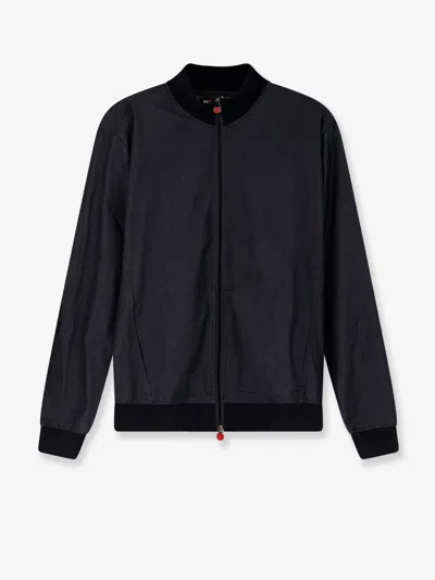 Kiton Ciro Paone Cotton Blend Sweatshirt In Black