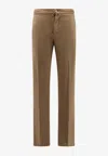 Kiton Ciro Paone Lyocell Trouser With Drawstring At Waist In Multi