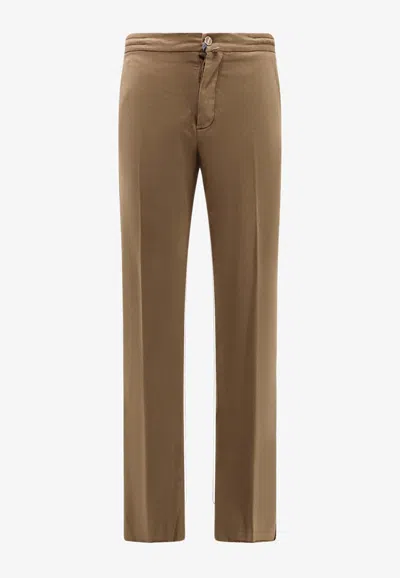 KITON CIRO PAONE ESSENTIAL DRAWSTRING PANTS