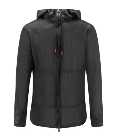 Kiton Ciro Paone Hooded Jacket In Black