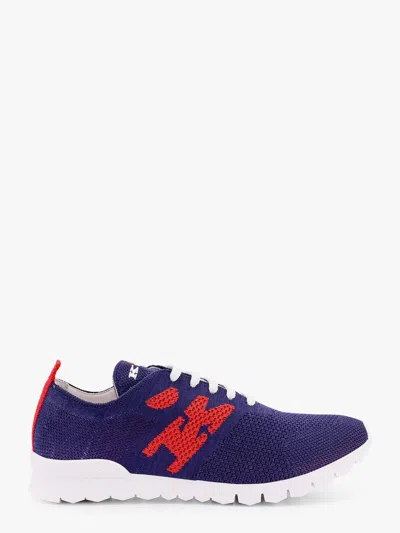 Kiton Ciro Paone Knit Sneakers With Lateral Monogram