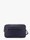 Kiton Ciro Paone Leather Clutch In Black