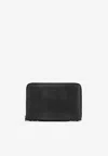 Kiton Ciro Paone Logo Lettering Leather Briefcase In Black