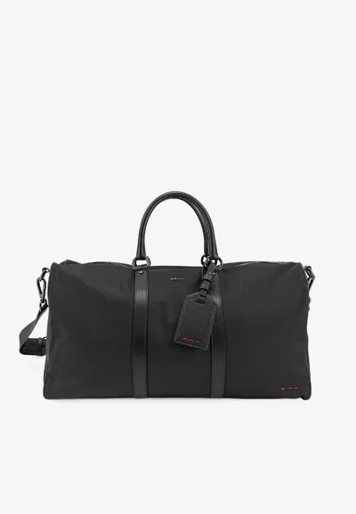 KITON CIRO PAONE LOGO STAMP TRAVEL BAG
