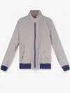 Kiton Ciro Paone Printed Zip-up Bomber Jacket In Multi