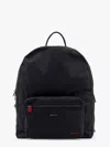 Shop Kiton Ciro Paone Nylon Backpack With Metal Logo On The Bottom