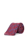 Kiton Ciro Paone Paisley Print Silk Tie In Red