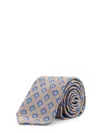 Kiton Ciro Paone Silk Tie In Brown