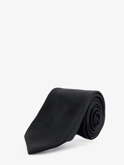 Kiton Ciro Paone Silk Tie In Black