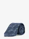 Kiton Ciro Paone Silk Tie In Blue