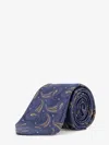 Kiton Ciro Paone Silk Tie In Blue