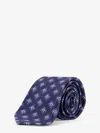 Kiton Ciro Paone Silk Tie In Blue