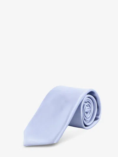 Kiton Ciro Paone Silk Tie In Blue