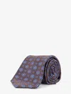 Kiton Ciro Paone Silk Tie In Brown