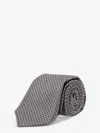 Kiton Ciro Paone Jacquard Silk Tie In Gray
