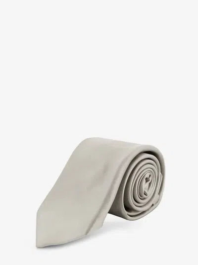 Kiton Ciro Paone Silk Tie In Neutral