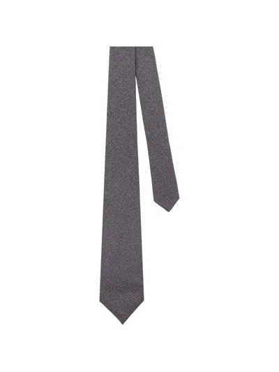 Kiton Ciro Paone Tie In Gray
