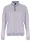 Kiton Ribbed Cuffs And Hem Polo Shirt