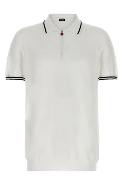 Kiton 'ciro' Polo Shirt In Gray