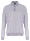 Kiton Ribbed Cuffs And Hem Polo Shirt