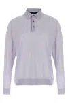 Kiton Ribbed Cuffs And Hem Polo Shirt In Purple