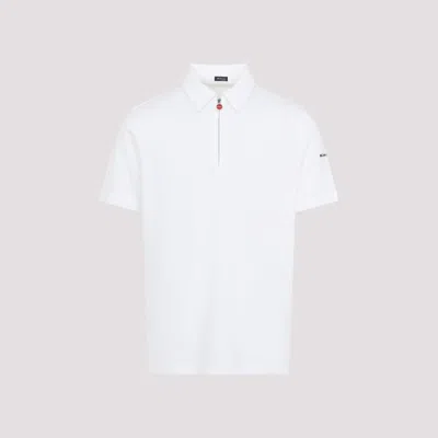 Kiton Classic Cotton Polo For Men - Ss26 In White