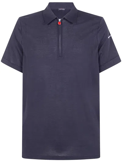 Kiton Classic Polo Shirt In Blue