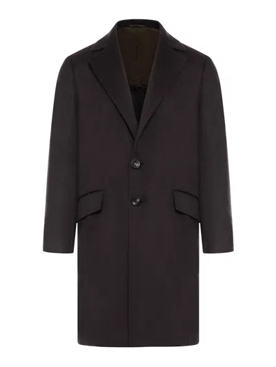 Kiton Coat In Brown