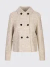 Kiton Coat  Woman Color Brown In Neutral