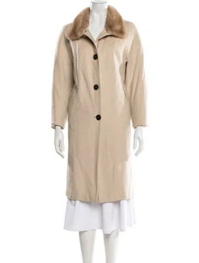 Pre-owned Kiton Coat In Neutral