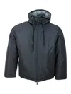 Kiton Tech Fabric Coat In Black