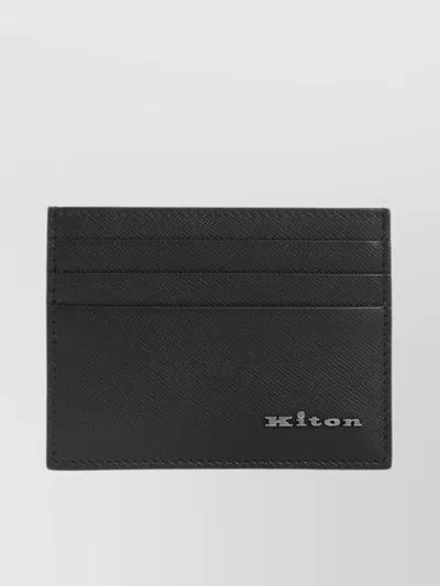 Kiton Compact Textured Card Holder