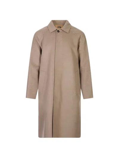KITON CONCEALED-FRONT COAT