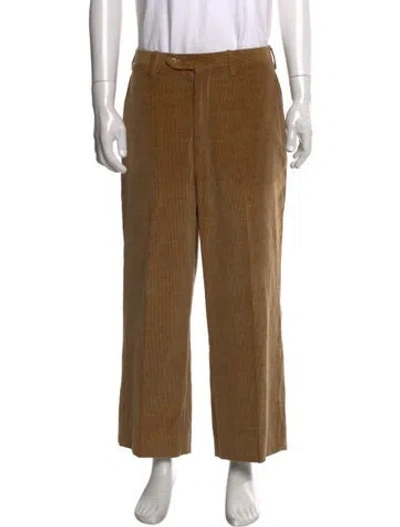 Pre-owned Kiton Corduroy Pants In Neutral